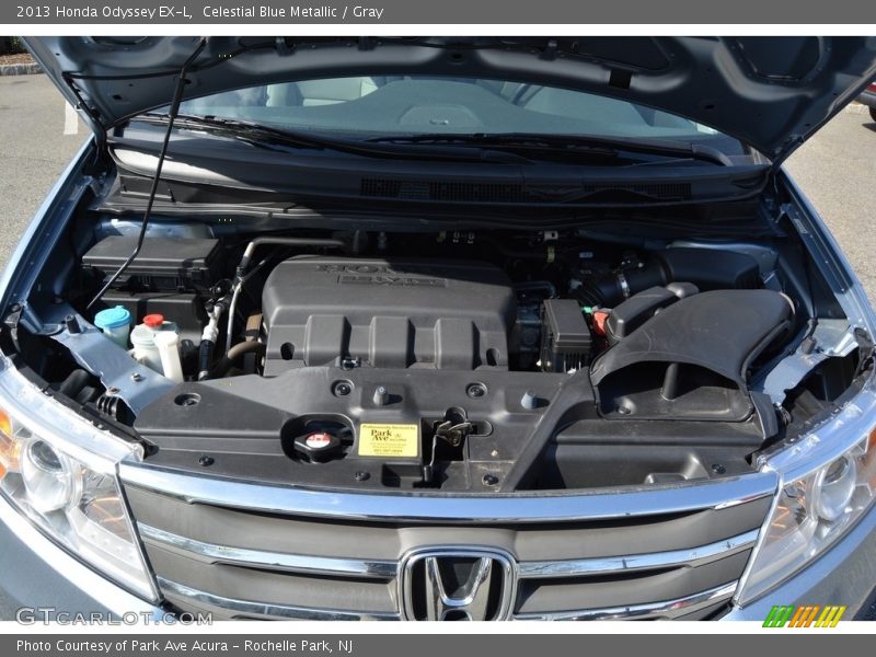 Celestial Blue Metallic / Gray 2013 Honda Odyssey EX-L