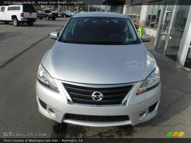 Brilliant Silver Metallic / Charcoal 2013 Nissan Sentra SR