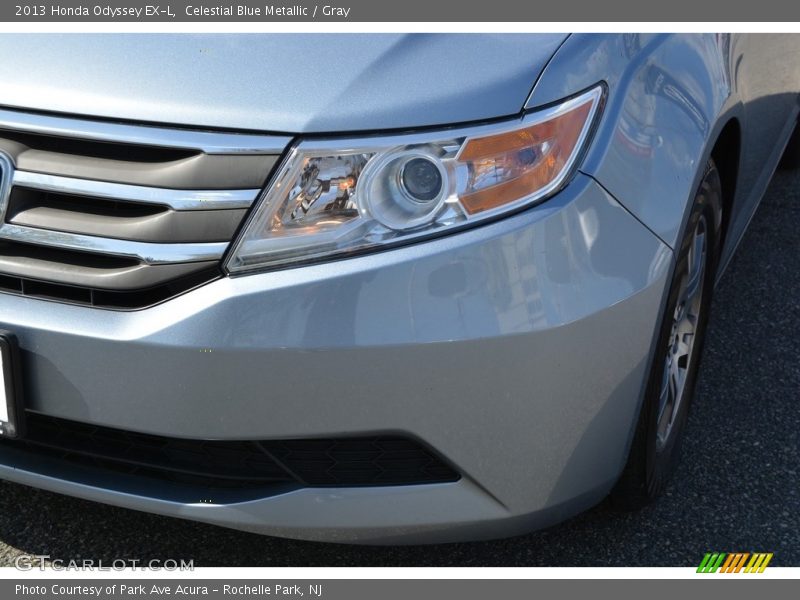 Celestial Blue Metallic / Gray 2013 Honda Odyssey EX-L