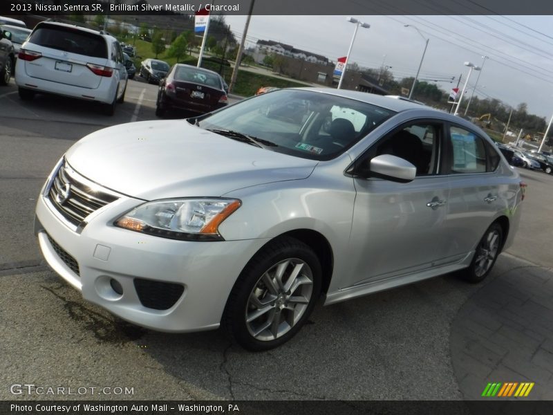 Brilliant Silver Metallic / Charcoal 2013 Nissan Sentra SR
