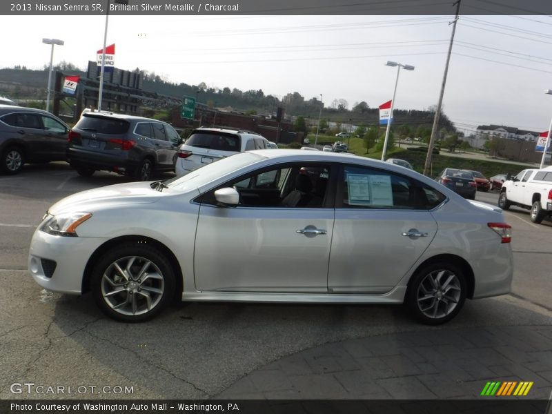 Brilliant Silver Metallic / Charcoal 2013 Nissan Sentra SR