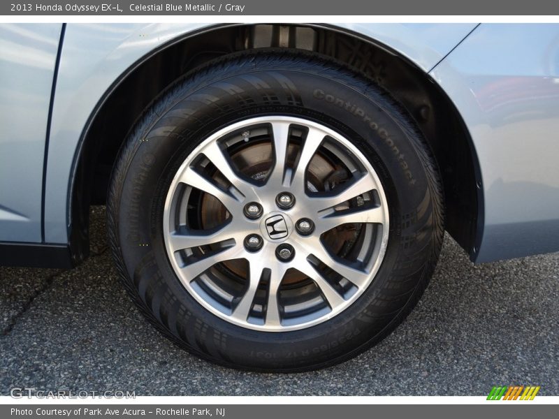 Celestial Blue Metallic / Gray 2013 Honda Odyssey EX-L