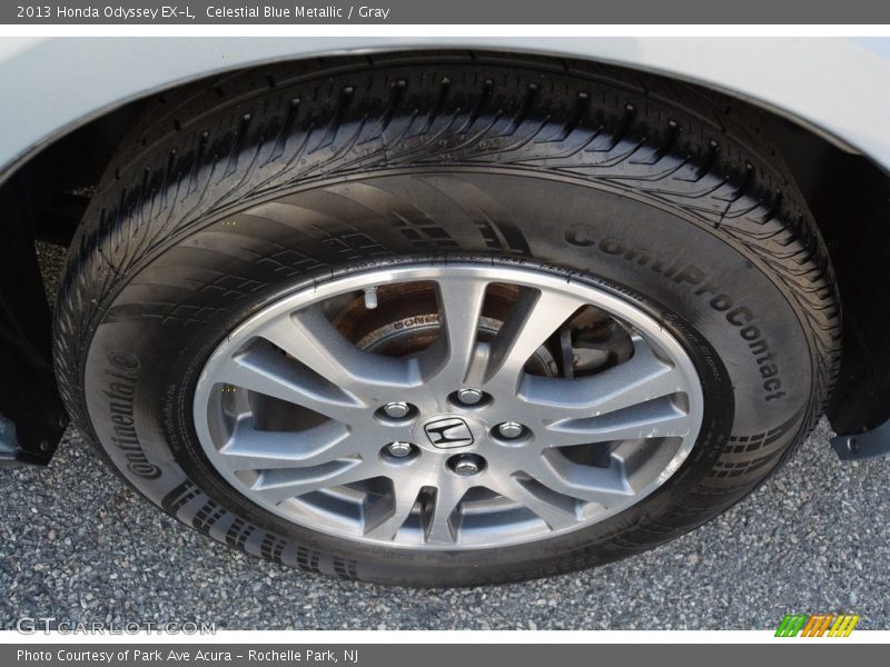 Celestial Blue Metallic / Gray 2013 Honda Odyssey EX-L