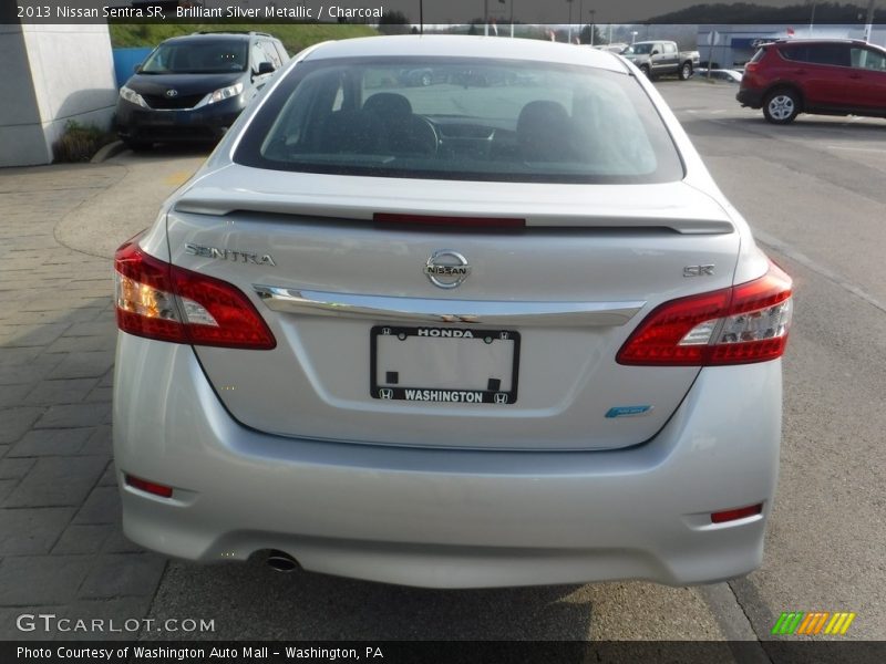 Brilliant Silver Metallic / Charcoal 2013 Nissan Sentra SR