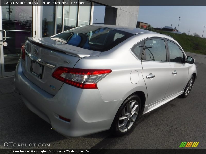 Brilliant Silver Metallic / Charcoal 2013 Nissan Sentra SR