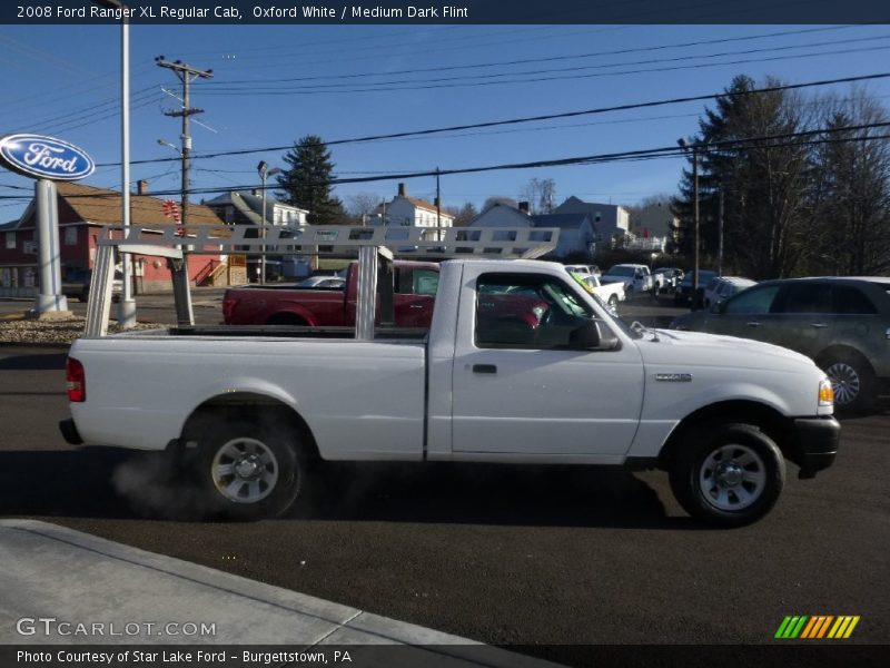 Oxford White / Medium Dark Flint 2008 Ford Ranger XL Regular Cab