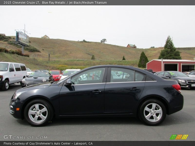 Blue Ray Metallic / Jet Black/Medium Titanium 2015 Chevrolet Cruze LT