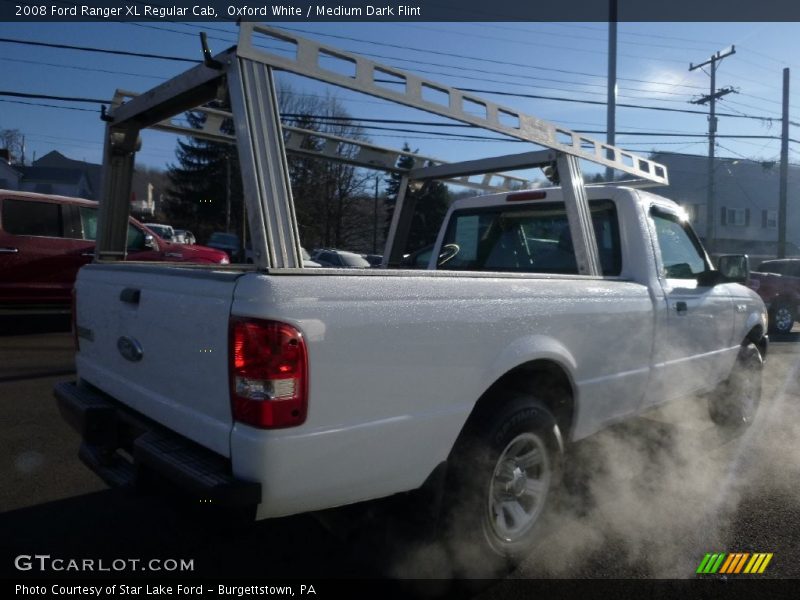 Oxford White / Medium Dark Flint 2008 Ford Ranger XL Regular Cab