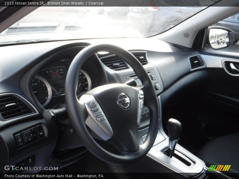 Brilliant Silver Metallic / Charcoal 2013 Nissan Sentra SR