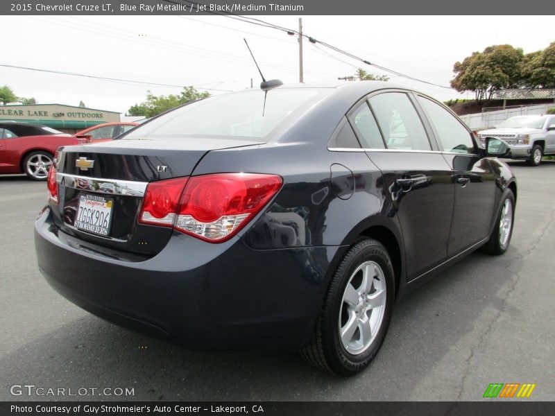 Blue Ray Metallic / Jet Black/Medium Titanium 2015 Chevrolet Cruze LT