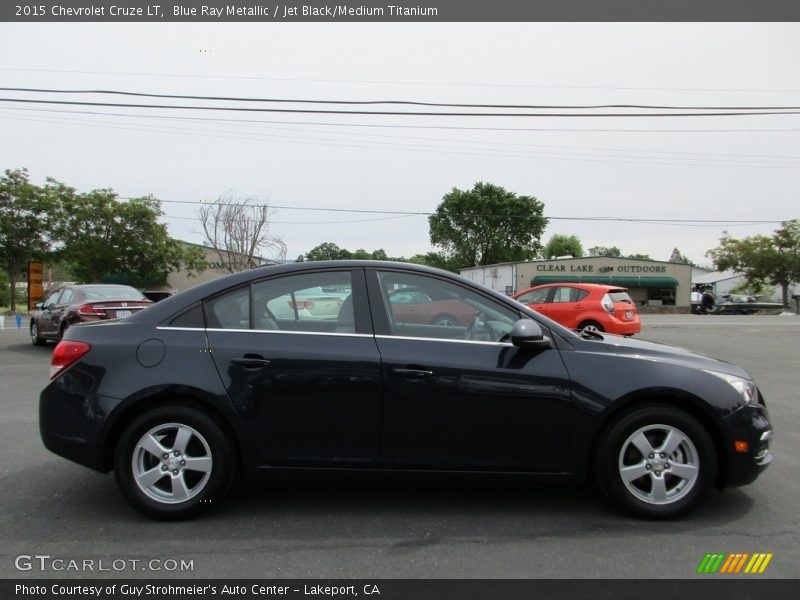 Blue Ray Metallic / Jet Black/Medium Titanium 2015 Chevrolet Cruze LT