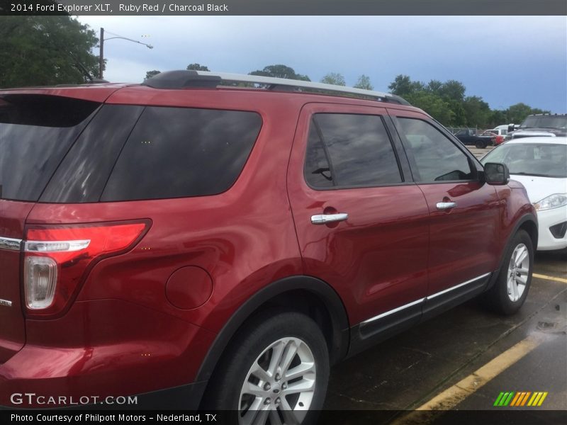 Ruby Red / Charcoal Black 2014 Ford Explorer XLT