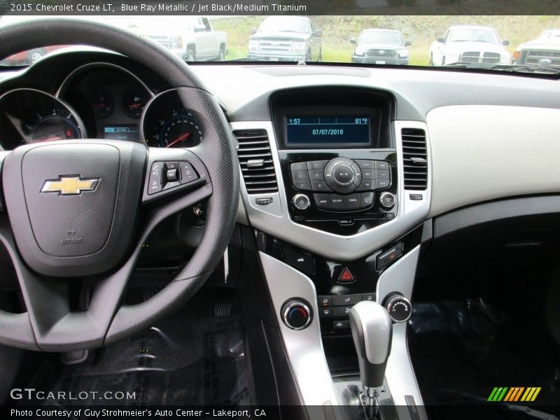Blue Ray Metallic / Jet Black/Medium Titanium 2015 Chevrolet Cruze LT