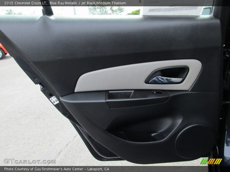 Blue Ray Metallic / Jet Black/Medium Titanium 2015 Chevrolet Cruze LT