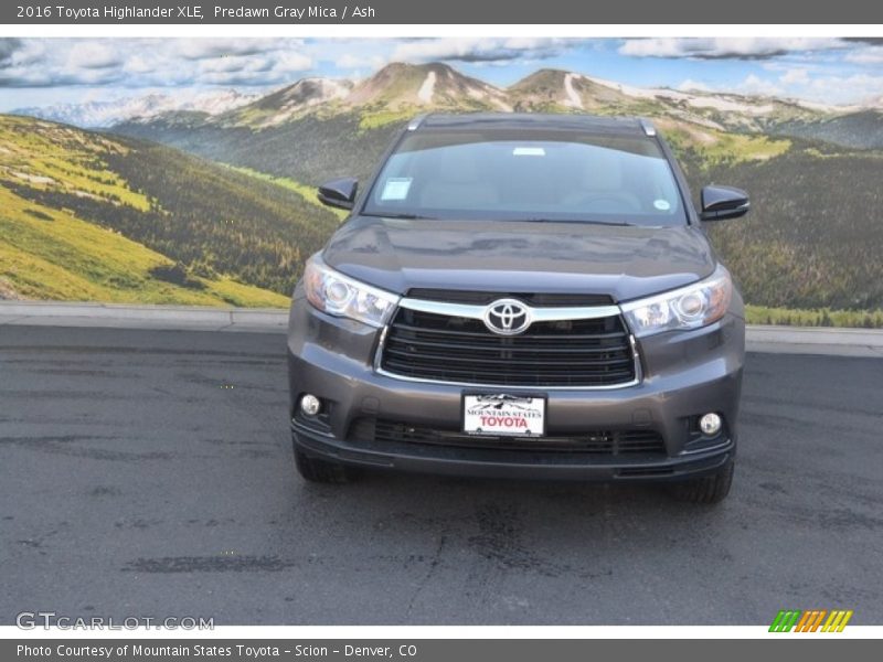 Predawn Gray Mica / Ash 2016 Toyota Highlander XLE