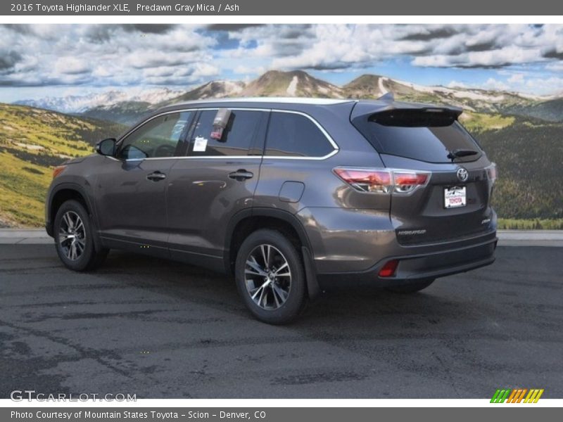 Predawn Gray Mica / Ash 2016 Toyota Highlander XLE