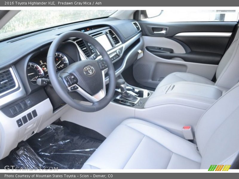 Predawn Gray Mica / Ash 2016 Toyota Highlander XLE