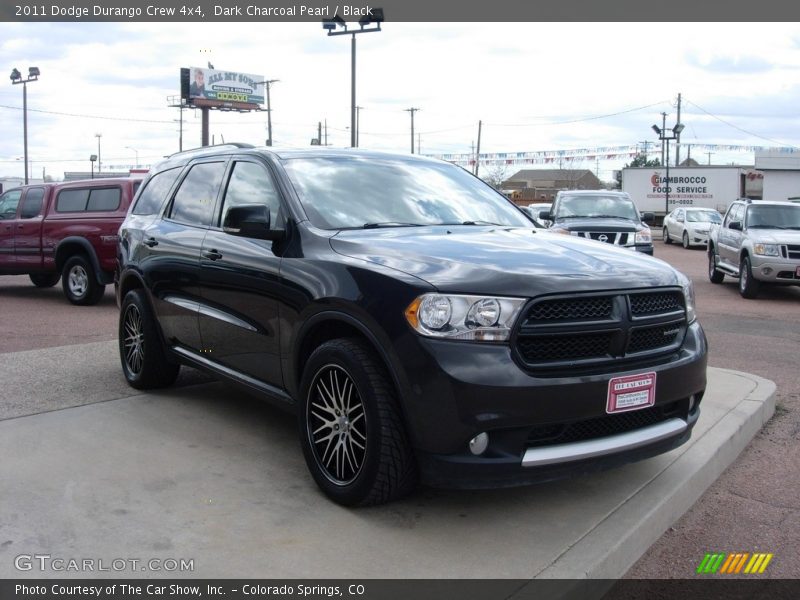 Dark Charcoal Pearl / Black 2011 Dodge Durango Crew 4x4