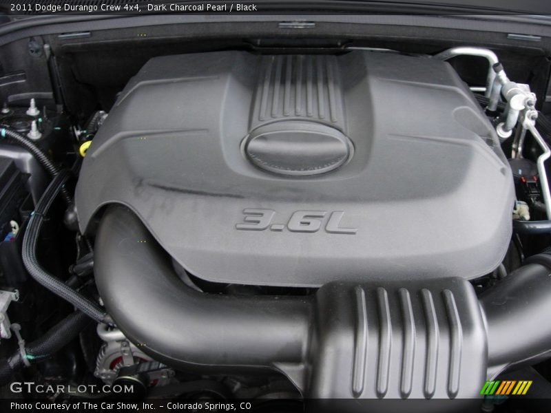 Dark Charcoal Pearl / Black 2011 Dodge Durango Crew 4x4