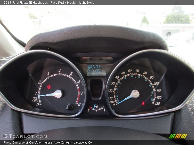 Race Red / Medium Light Stone 2015 Ford Fiesta SE Hatchback