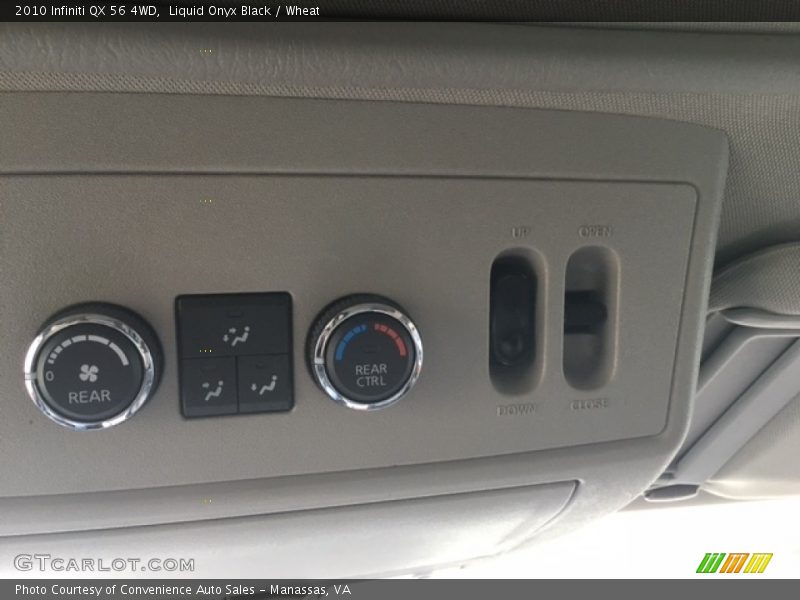 Liquid Onyx Black / Wheat 2010 Infiniti QX 56 4WD