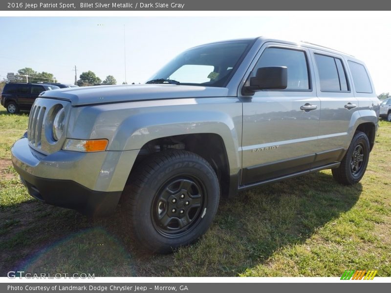 Billet Silver Metallic / Dark Slate Gray 2016 Jeep Patriot Sport