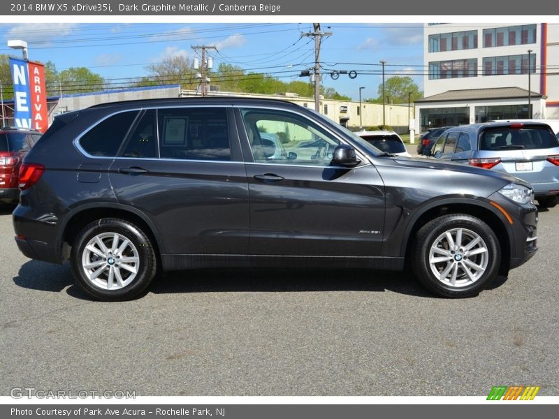 Dark Graphite Metallic / Canberra Beige 2014 BMW X5 xDrive35i