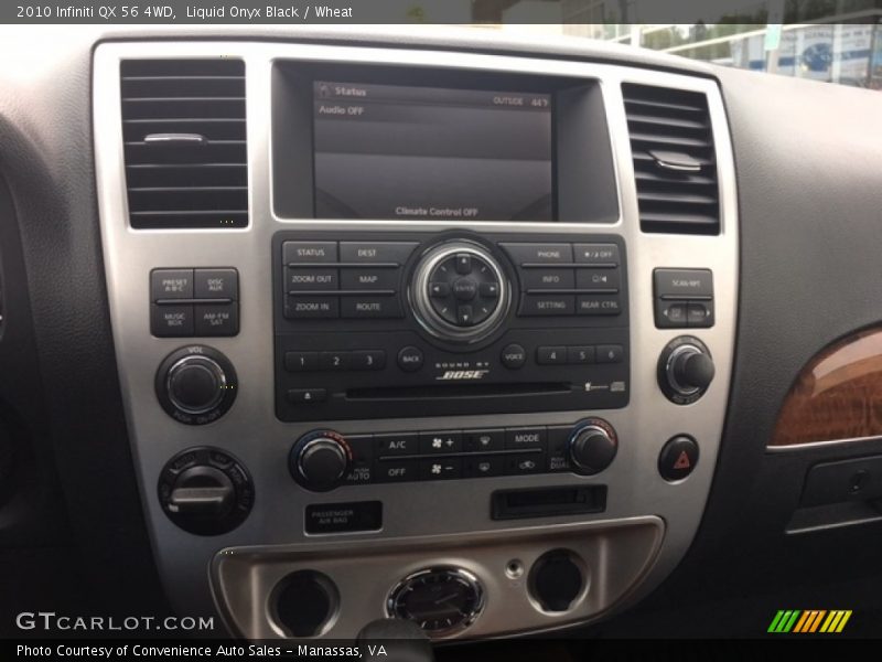 Liquid Onyx Black / Wheat 2010 Infiniti QX 56 4WD