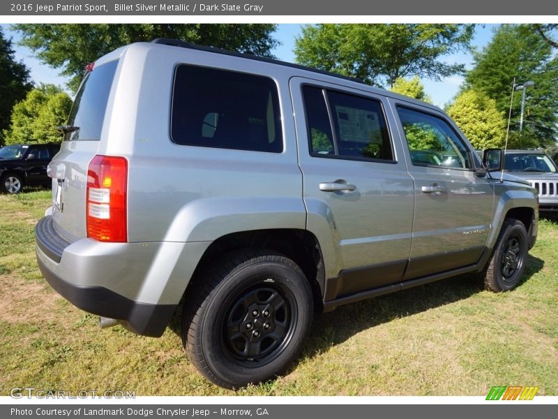 Billet Silver Metallic / Dark Slate Gray 2016 Jeep Patriot Sport