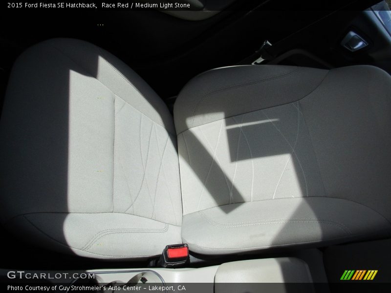 Race Red / Medium Light Stone 2015 Ford Fiesta SE Hatchback