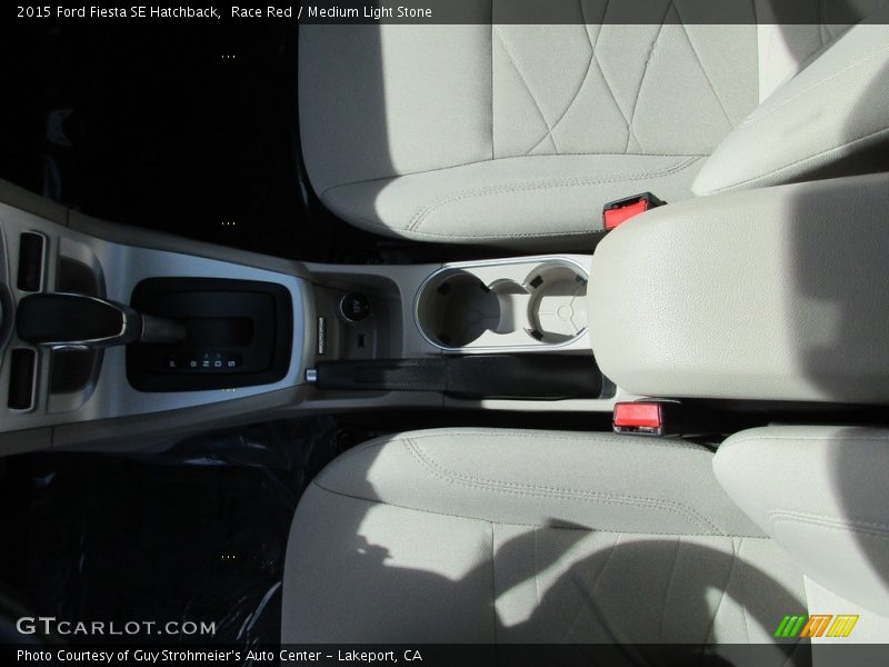 Race Red / Medium Light Stone 2015 Ford Fiesta SE Hatchback