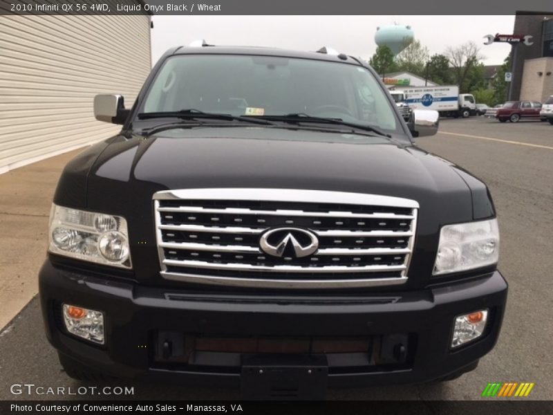Liquid Onyx Black / Wheat 2010 Infiniti QX 56 4WD