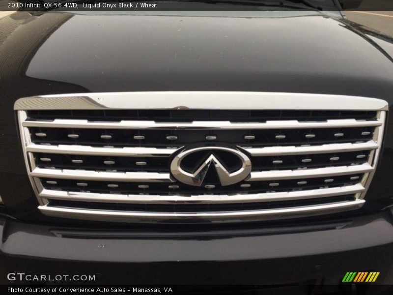 Liquid Onyx Black / Wheat 2010 Infiniti QX 56 4WD