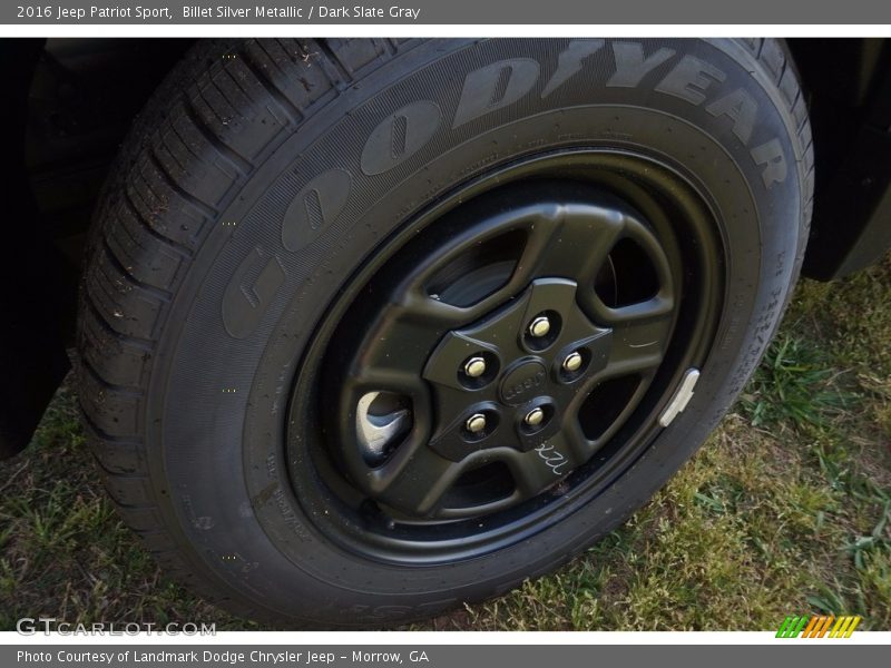 Billet Silver Metallic / Dark Slate Gray 2016 Jeep Patriot Sport