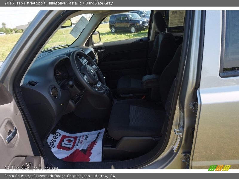 Billet Silver Metallic / Dark Slate Gray 2016 Jeep Patriot Sport
