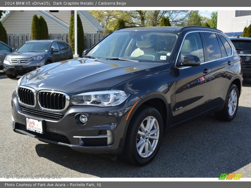 Dark Graphite Metallic / Canberra Beige 2014 BMW X5 xDrive35i