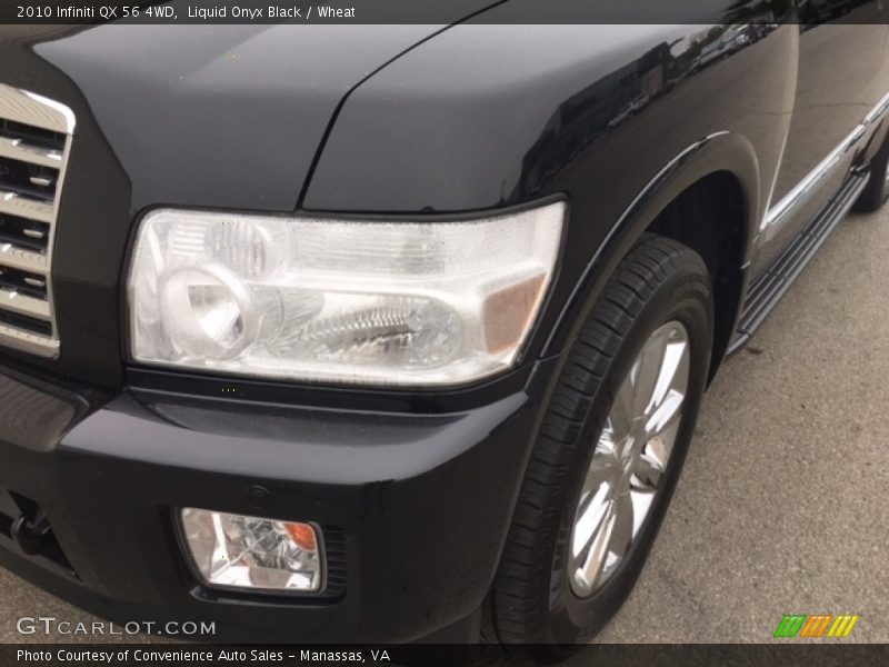 Liquid Onyx Black / Wheat 2010 Infiniti QX 56 4WD