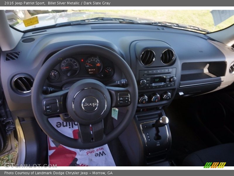 Billet Silver Metallic / Dark Slate Gray 2016 Jeep Patriot Sport