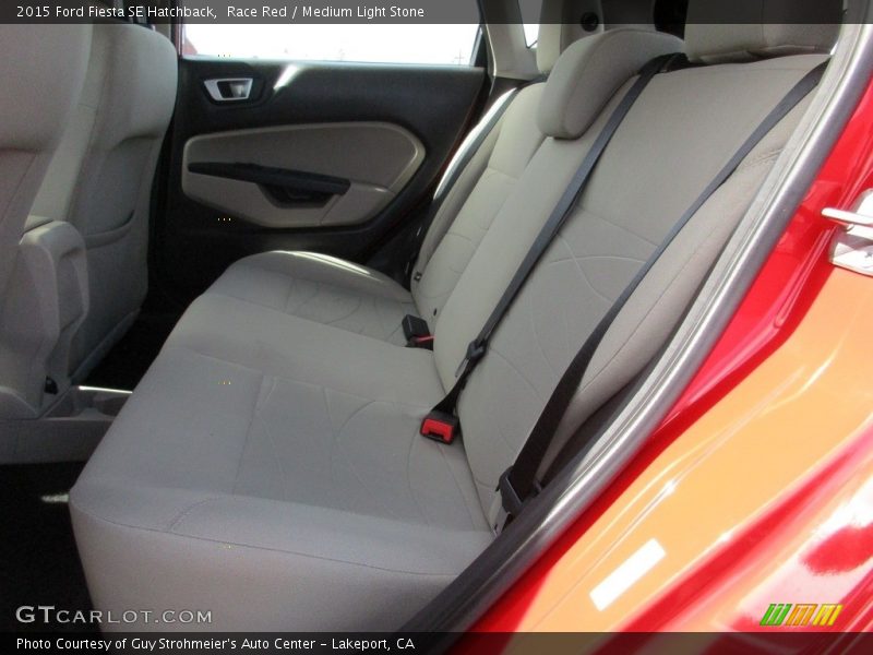 Race Red / Medium Light Stone 2015 Ford Fiesta SE Hatchback