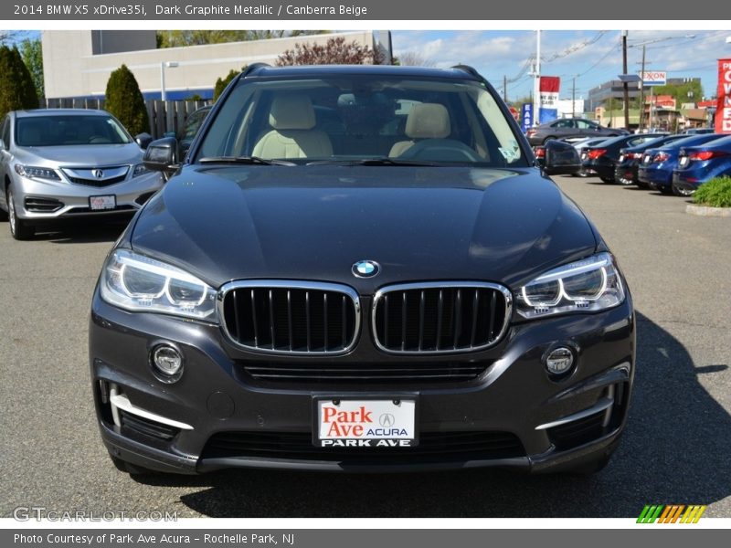 Dark Graphite Metallic / Canberra Beige 2014 BMW X5 xDrive35i