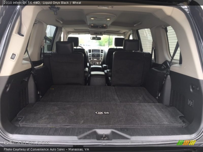 Liquid Onyx Black / Wheat 2010 Infiniti QX 56 4WD