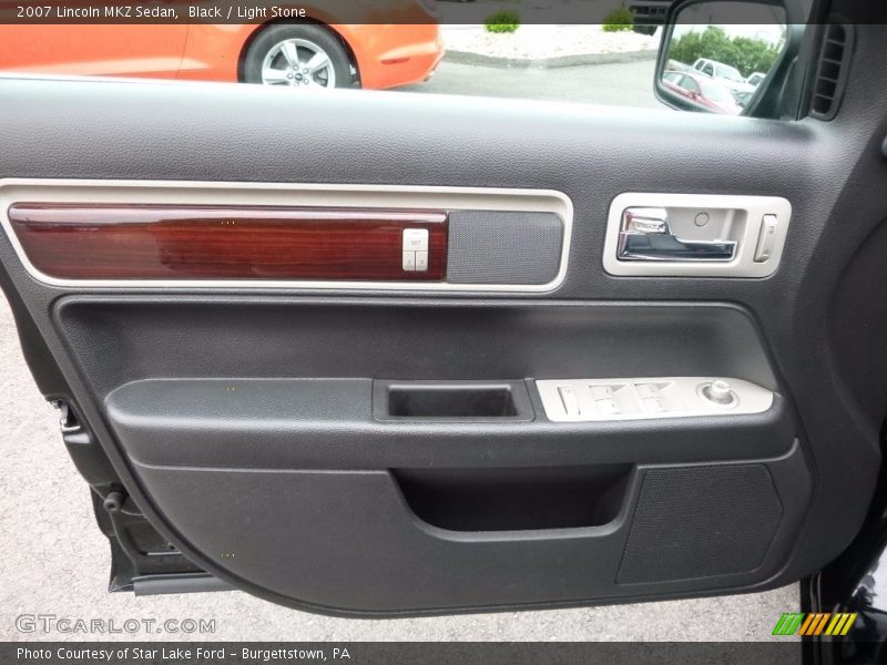 Black / Light Stone 2007 Lincoln MKZ Sedan