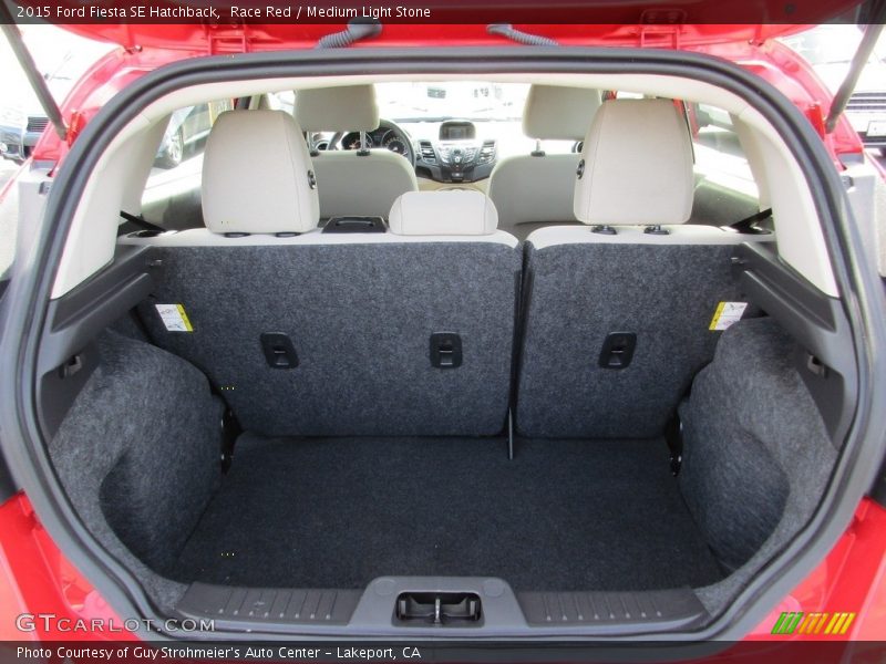 Race Red / Medium Light Stone 2015 Ford Fiesta SE Hatchback