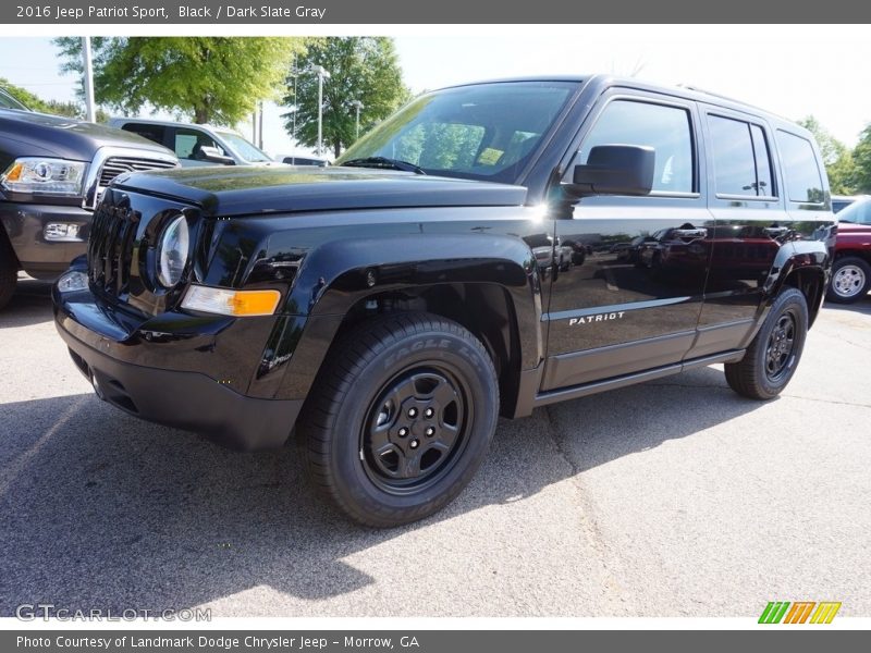 Black / Dark Slate Gray 2016 Jeep Patriot Sport