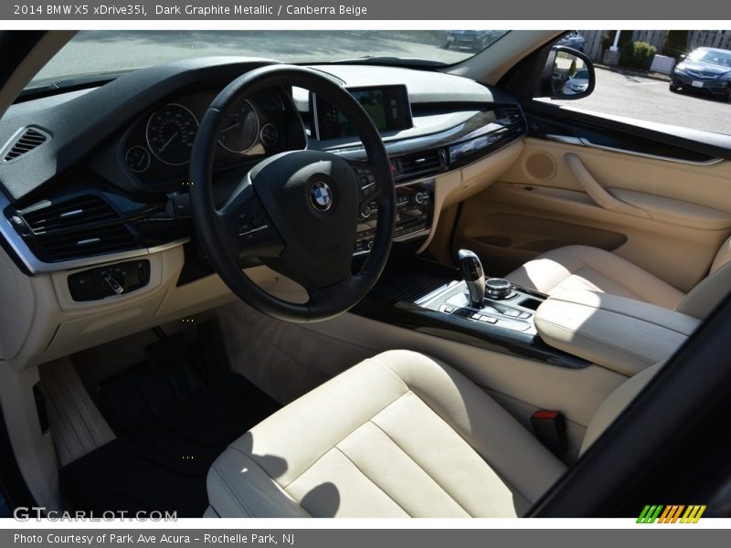 Dark Graphite Metallic / Canberra Beige 2014 BMW X5 xDrive35i
