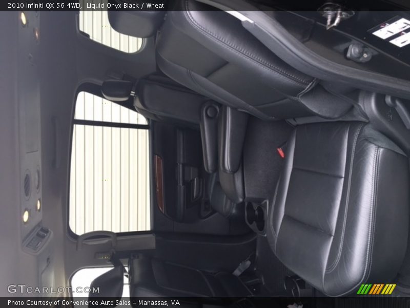 Liquid Onyx Black / Wheat 2010 Infiniti QX 56 4WD