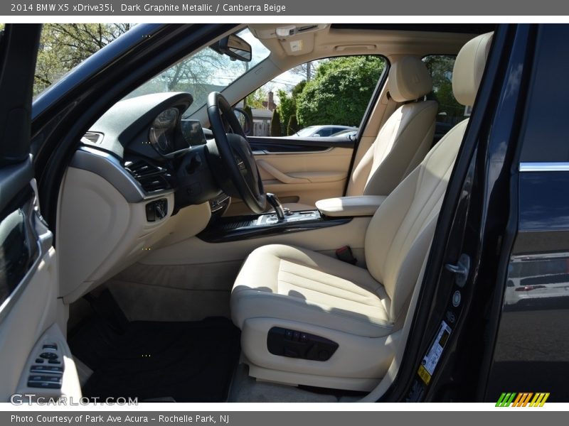 Dark Graphite Metallic / Canberra Beige 2014 BMW X5 xDrive35i