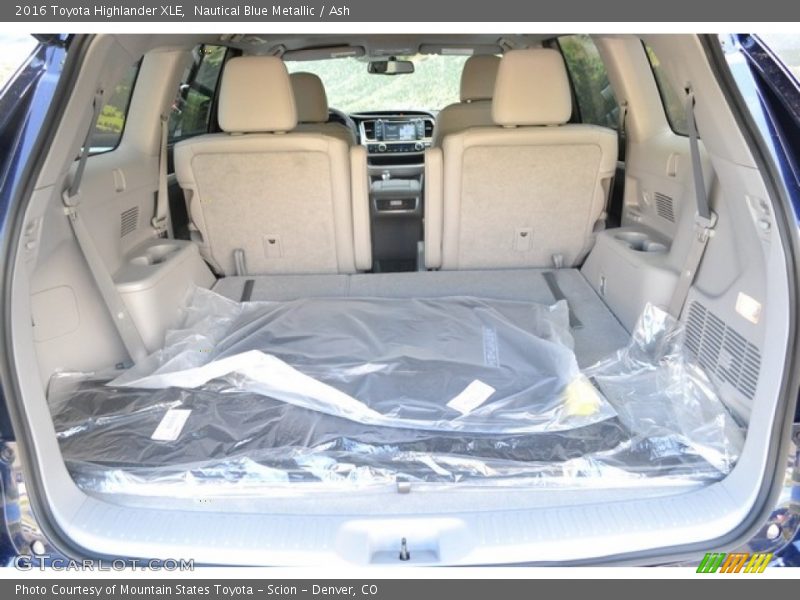 Nautical Blue Metallic / Ash 2016 Toyota Highlander XLE