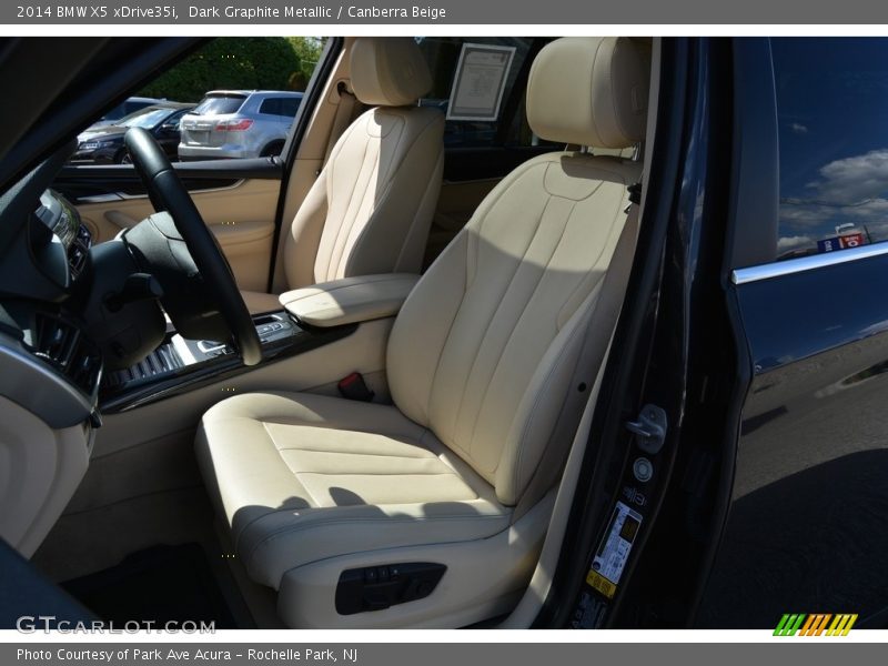 Dark Graphite Metallic / Canberra Beige 2014 BMW X5 xDrive35i