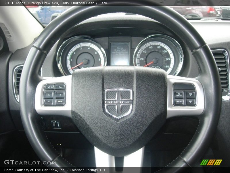 Dark Charcoal Pearl / Black 2011 Dodge Durango Crew 4x4